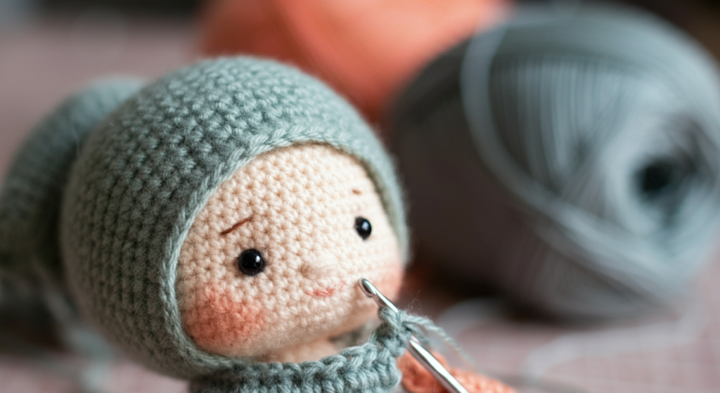 Apprenez à Crocheter une Poupée 2 Tete de la poupee