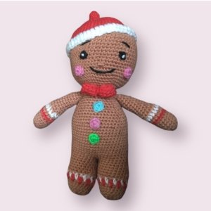 Bonhomme en Pain d'Épice - Peluche de Noël 🎄