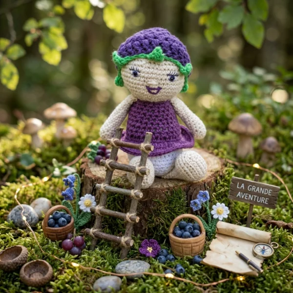 Mûrelette au crochet, fait main - MamyLaine