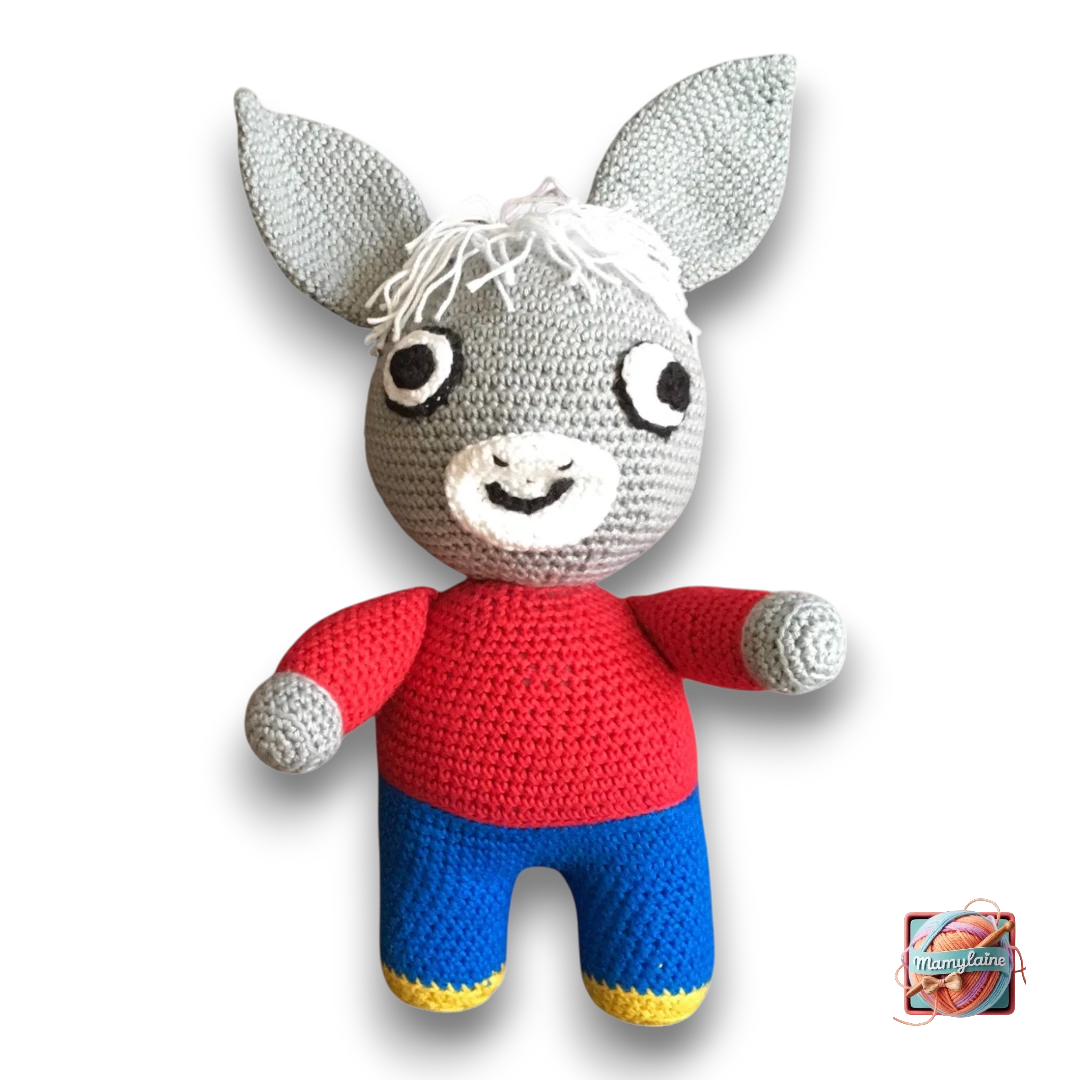 Trotro - Peluche Artisanale de l’Âne Préféré des Enfants 1 Trotro - Peluche de l'Âne Préféré des Petits-1