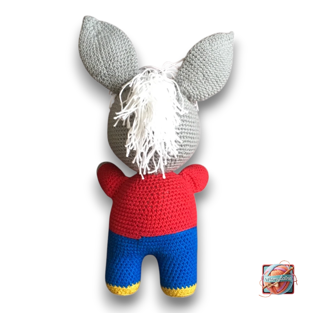 Trotro - Peluche Artisanale de l’Âne Préféré des Enfants 3 Trotro - Peluche de l'Âne Préféré des Petits-3