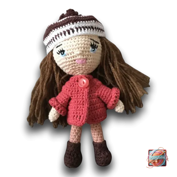 Petite poupée en tenue d’hiver - Lisa-1
