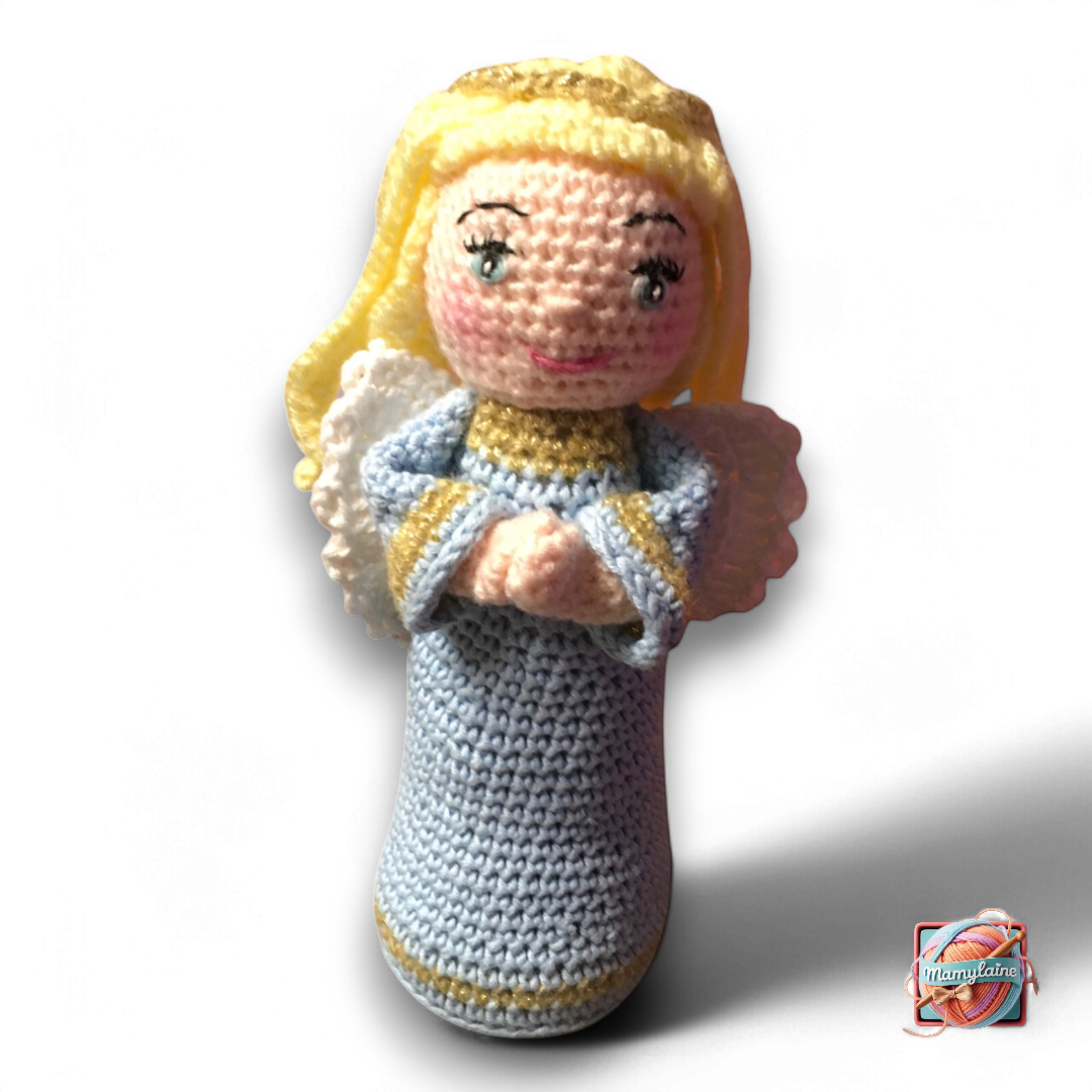 Ange de l'Annonciation - Création Artisanale Unique 1 Ange de l_Annonciation - Création Artisanale Unique(2)