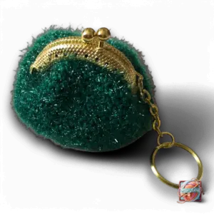 Mini Porte-Monnaie Vert - Toucher Poilu