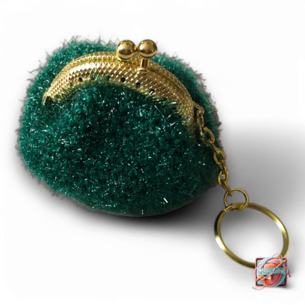 Mini Porte-Monnaie Vert - Toucher Poilu