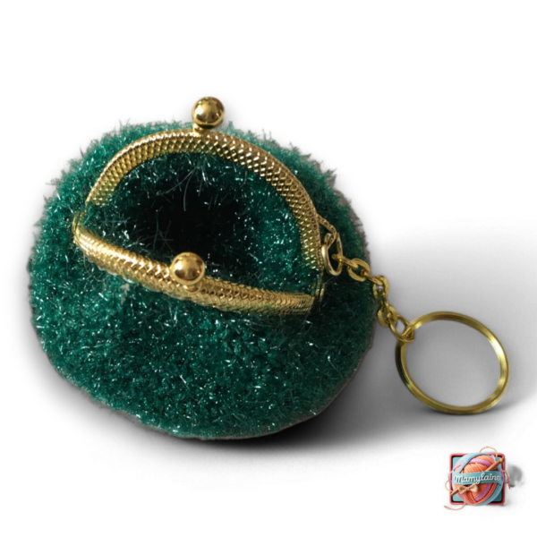 Mini Porte-Monnaie Vert - Toucher Poilu(1)