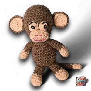 Ouistiti - Petit Singe en Peluche Fait Main(2)