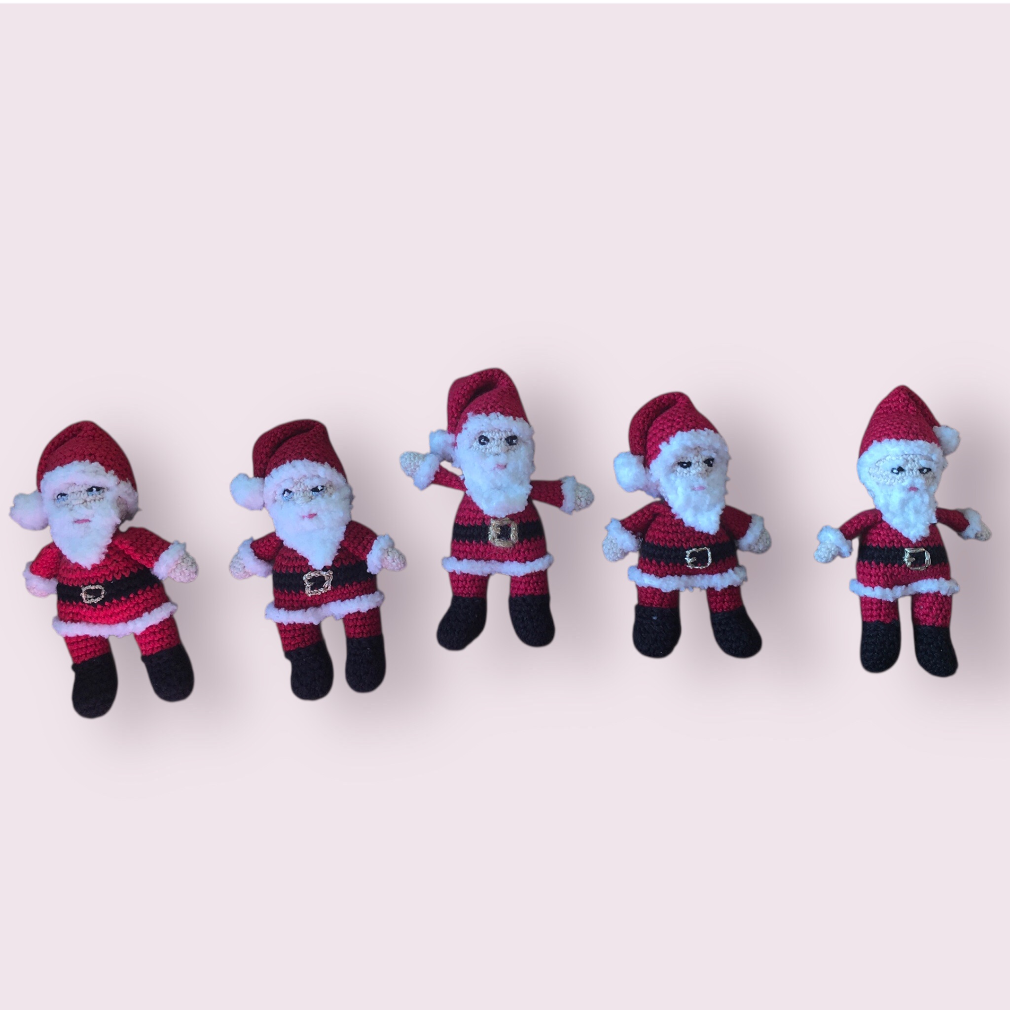 Père Noël au crochet 3 Père Noël au crochet 2