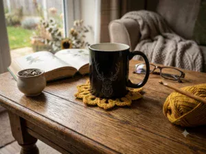 Sous-tasse tournesol