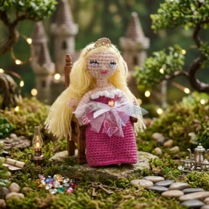 Princesse Aurore au crochet, vue 3 en situation